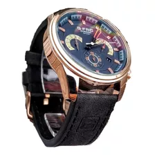 Reloj G-force Caballero 100% Original Pulsera En Cuero