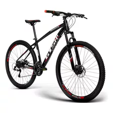 Bicicleta Aro 29 Gts Freio A Disco E Suspensão 21v G7 New Cor Preto-branco Tamanho Do Quadro 21