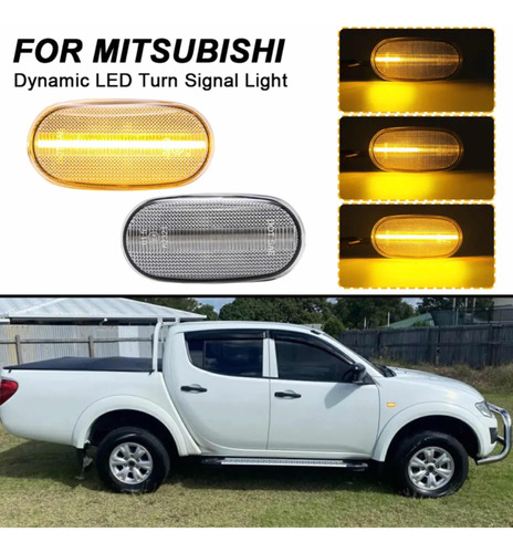 Par Intermitentes Laterales Led Mitsubishi L200 Montero G2 Foto 5