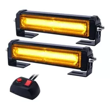 Wowtou Luces Estroboscópicas De Emergencia Led Ámbar Para Ca