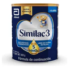 Fórmula Infantil Abbott Similac 3 Con Hmo De 800g