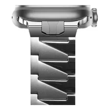 Correa De Acero Para Apple Watch Small Square 42/44/45/49mm