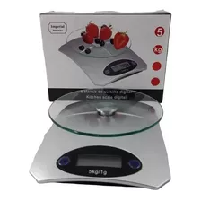 Gramera Balanza Placa Vidrio Bascula Digital Cocina 5 Kilos