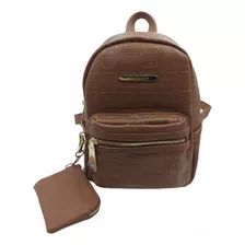 Mini Backpack Con Monedero Steve Madden Original De Dama