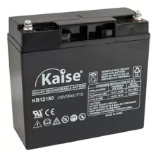 Bateria Estacionária Vrla 12v 18ah Kaise Kb12180 Segurança