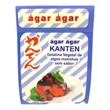 Gelatina Vegetal De Alga Sem Sabor Agar Agar San Maru 10g