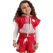 Conjunto Infantil Petit Cherie - Vermelho Charm