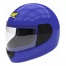 Casco Moto Niño Halcon H5 Kids Integral C/ Stickers Tienda O