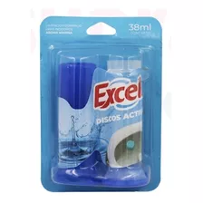 Discos Activos Excell 38ml Desodorante Wc