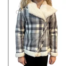 Impecable Tapado Campera Mimo Con Piel Talle 6 Sin Uso