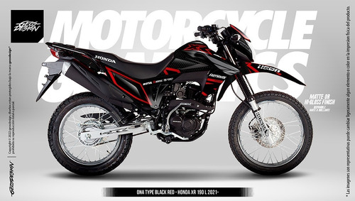 Stickers / Calcas Honda Xr 190 L Geosdesign Foto 8