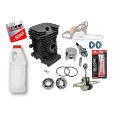 Kit Cilindro Motor Completo Motosserra Stihl Ms 170 + Brinde