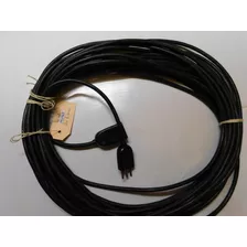 Alargue: 20 Mts Cable Bajo Goma Negro 3 X 1 Mm 