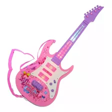 Guitarra De Brinquedo Infantil Violão Crianças Som/luzes