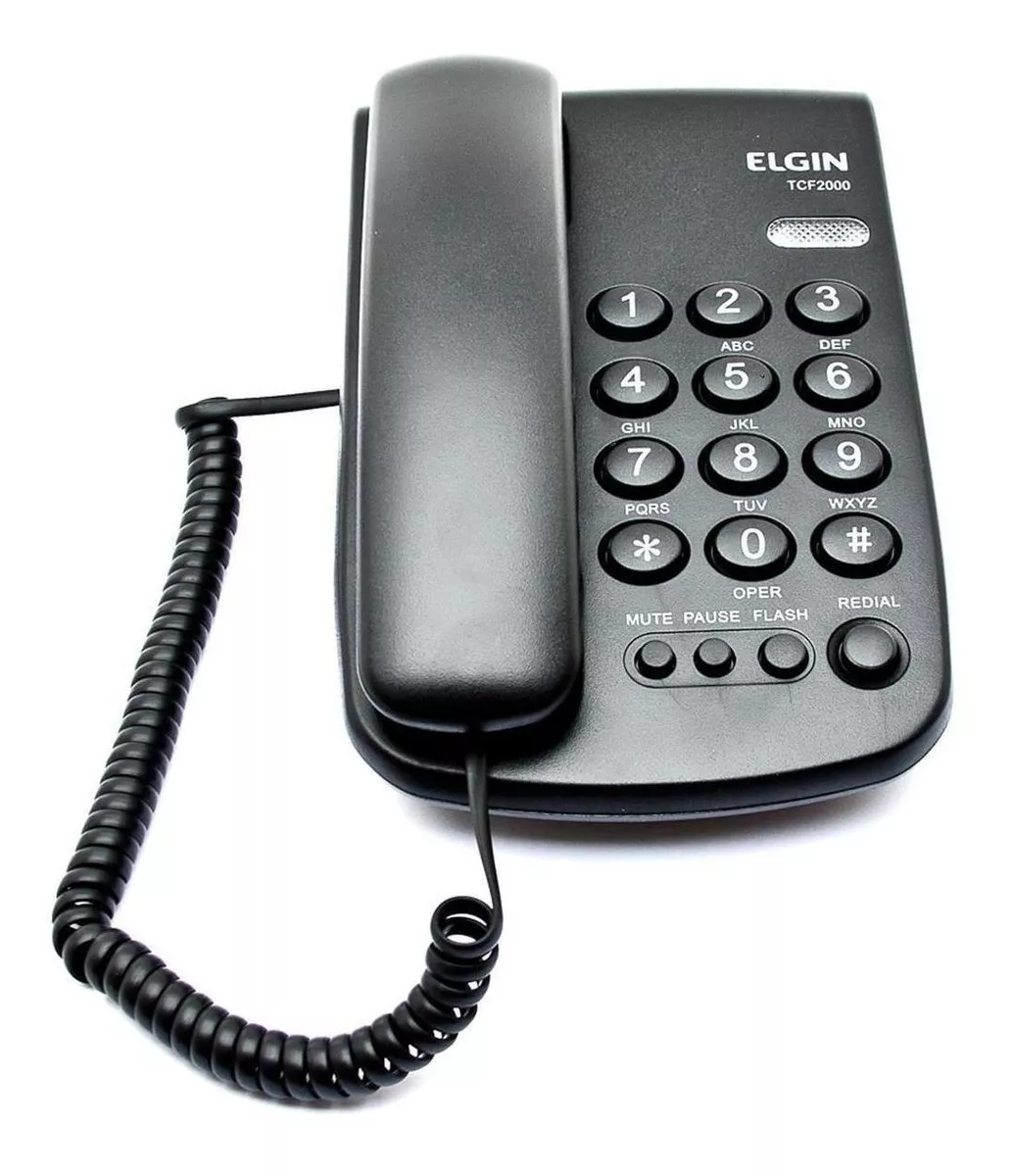 Telefone Tcf 2000 Preto