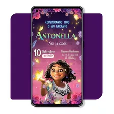 Convite Digital Encanto Disney P/whatsapp 