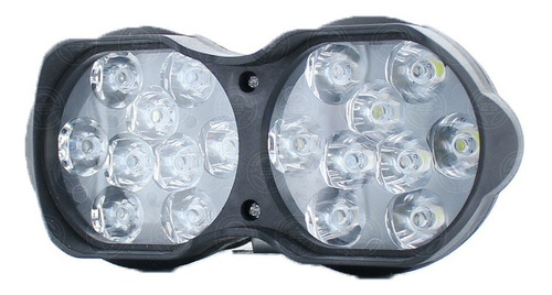 Faros 18 Led Gemelos Doble  4x4 Alta Baja Estrobo Pvc 12v Foto 4