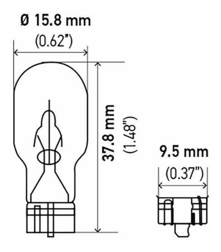 Set 2x Bulbos Hella Original Halgeno T15 921 12v W16w 901 Foto 10