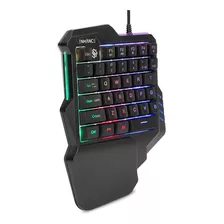 Teclado Mecanico De Una Mano Para Juegos Rgb Enhance (c6hg)