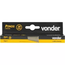 Pino 20mm Para Grampeador Elétrico Gpe916 Vonder 1000pçs