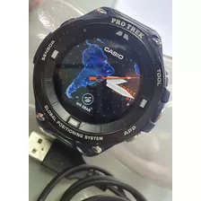 Relógio Smartwatch Casio Protrek Wsd-f20a Azul Excelente Est