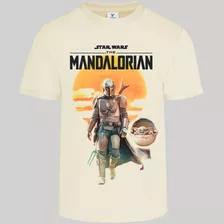 Playera The Mandalorian Y Baby Yoda Star Wars Sun Grogu