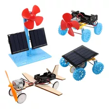 Kits Stem De Energía Solar Y Motor Eléctrico 4 En 1, Proyect