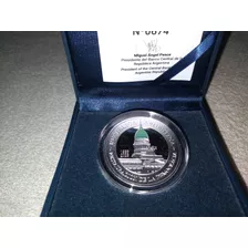 Moneda De Plata 40 Años De Democracia Estuche Y Certificado