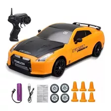 Carrinho De Controle Remoto Para Drift 4x4 Nissan Gtr