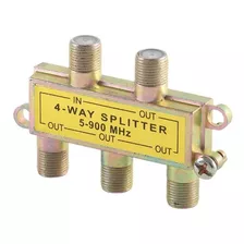 Splitter Divisor Cable Coaxial 4 Salidas Fulgore Fu0632