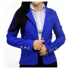 Blazer Casaquinho Terno Social Botão Colorido P M G Ao Gg