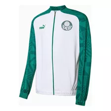 Jaqueta Palmeiras Pré Jogo Puma Branca/verde