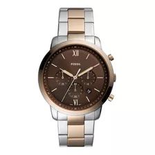 Relógio Fossil Masculino Fossil Bicolor Prata E Rose