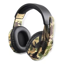 Headphone Youtuber Gamer Fortnite Pc Celular Camuflado