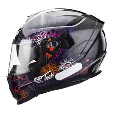 Capacete De Moto Com Viseira Solar Tech Ultra Essence Sv