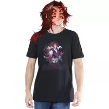 Camiseta Kimetsu No Yaiba Lua Superior Kokushibo 100%algodão