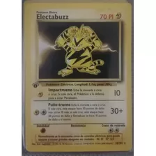 Pokémon Tcg Electabuzz 1° Edición Set Base