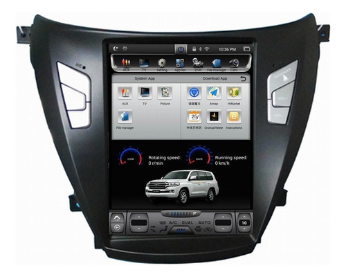 Radio Tctil Wifi Gps Tesla Para Hyundai Elantra 2015-2016 Foto 4