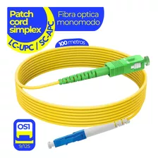 Patch Cord De Fibra Óptica Monomodo Simplex, Lc/lc, 100mts