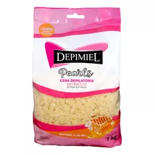 Cera Depilatória Depimiel Natural Com Mel Em Pérolas 1kg