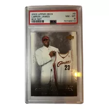 Lebron James 2003 Upper Deck Box Set Psa 8