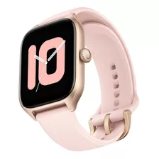 Smartwatch Amazfit Fashion Gts 4 1.75 Caja Black, Malla Rosebud Pink De Fluoroelastómero A2168