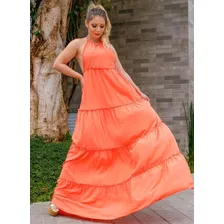 Vestidos Longos Juliete Feminino De Viscolinho Moda 2021