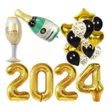 Globos Decoracion Año Nuevo Fin De Año 2024 Año Nuevo