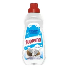 Sabão Líquido Suprema Roupas Finas & Delicadas Coco Coco Antibacterial Garrafa 1 L