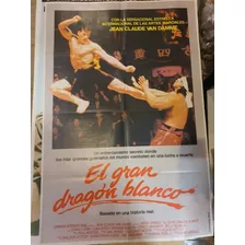 Antiguo Afiche De Cine Original-2237-con J.c Van Damme-