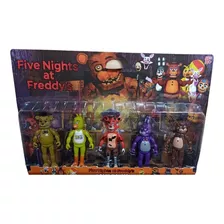 Muñecos Freddy Five Nights Blister X 5 Articulados