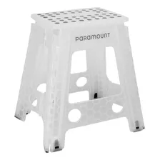 Banqueta Banquinho Escada 1 Degrau 45cm 150kg Slim Paramount Acabamento Da Estrutura Plástico Clear Cor Clear