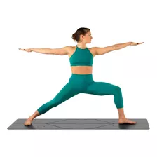 Tapete Colchonete Yoga Anti-slip Pilates C/ Linha De Posição