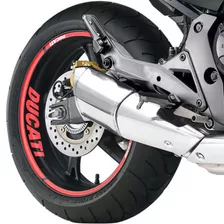 Adesivo Friso Refletivo Roda Ducati Panigale 959 Vermelho